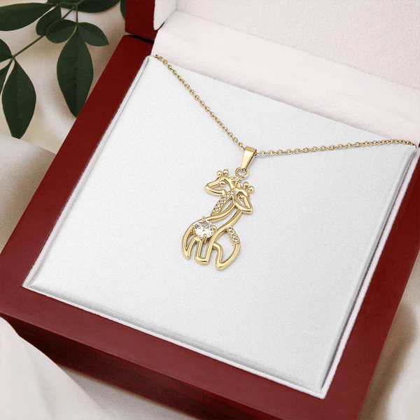 to My Niece, You are My Little Star Giraffe Necklace Niece Birthday, Christmas, Graduation Gift