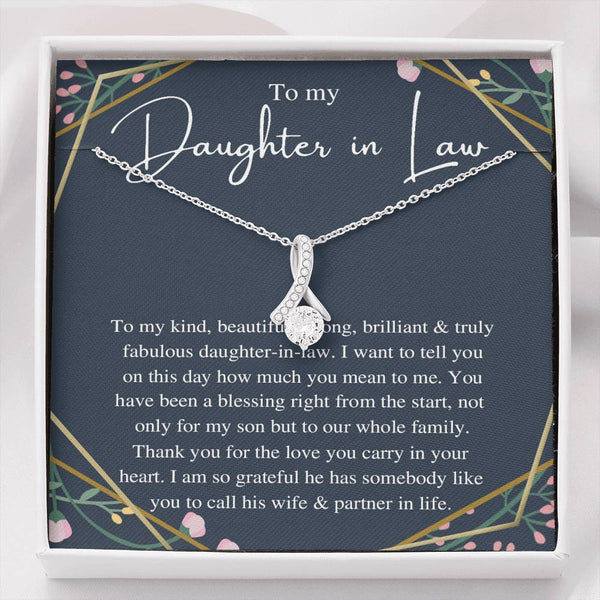 Petit Ribbon, Daughter in Law Gift On Wedding Day, Future Daughter in Law Wedding Gift, Bride Gift from Mother in Law, Daughter-in-Law