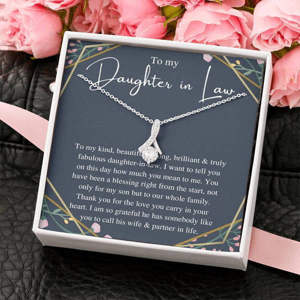 Petit Ribbon, Daughter in Law Gift On Wedding Day, Future Daughter in Law Wedding Gift, Bride Gift from Mother in Law, Daughter-in-Law