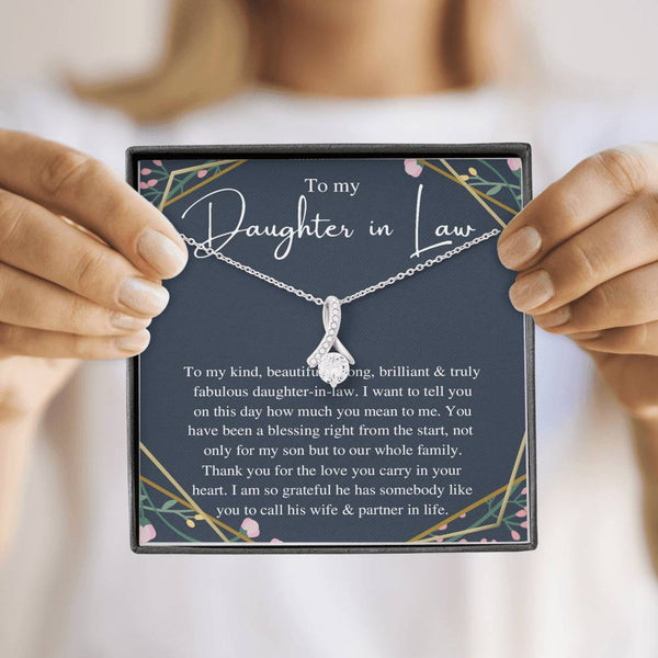 Petit Ribbon, Daughter in Law Gift On Wedding Day, Future Daughter in Law Wedding Gift, Bride Gift from Mother in Law, Daughter-in-Law