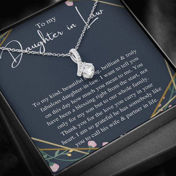 Petit Ribbon, Daughter in Law Gift On Wedding Day, Future Daughter in Law Wedding Gift, Bride Gift from Mother in Law, Daughter-in-Law