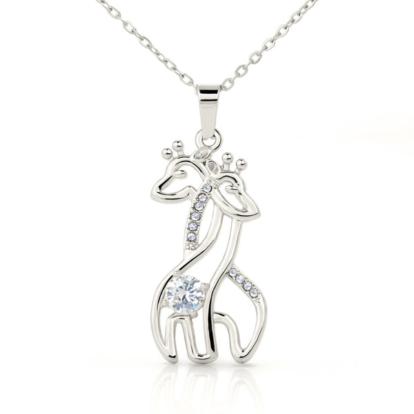 to My Daughter, Giraffe Necklace, Gift from mom, Birthday Gift for Daughter, Sentimental Gift for Teenage Daughter, Jewelry for Daughter