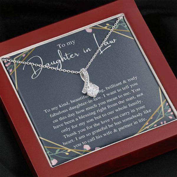 Petit Ribbon, Daughter in Law Gift On Wedding Day, Future Daughter in Law Wedding Gift, Bride Gift from Mother in Law, Daughter-in-Law