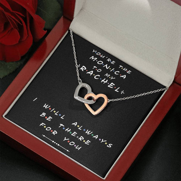You're The Monica to My Rachel, BFF Necklace, Friends TV Theme Show Gift, Gift for Best Friend, Bestie, Soul Sister Birthday, Christmas