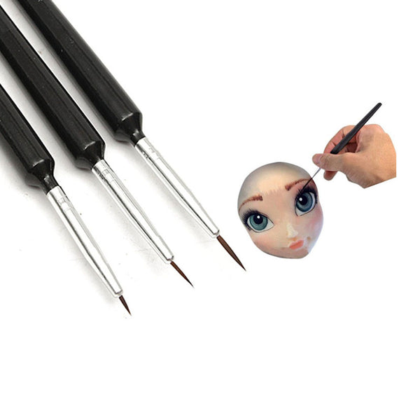 Yueyue Sugarcraft Cake decorating tools 3 pcs cake brush fondant tools pen tools